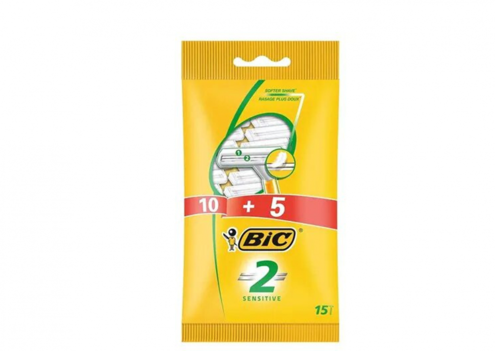 BIC 15 PIECES SENSITIVE BLADE RAZOR SET