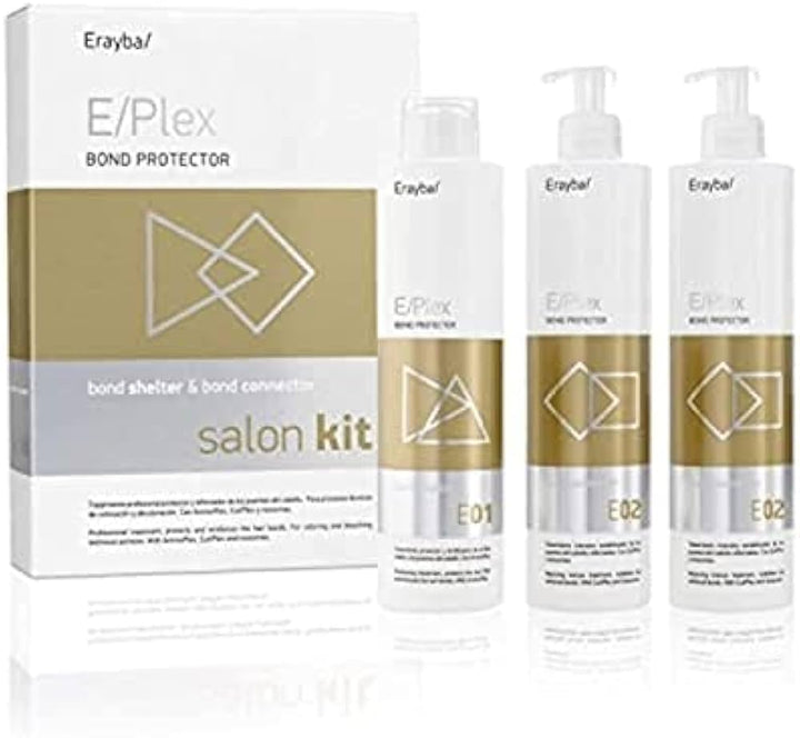 WELLPLEX HAIR PROTECT RESTORE AND PROTECT HAIR SYSTEM 3 X 500 ML