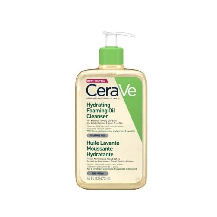 CERAVE HUILE LAVANTE MOUSSANTE HYDRATANTE 473ML