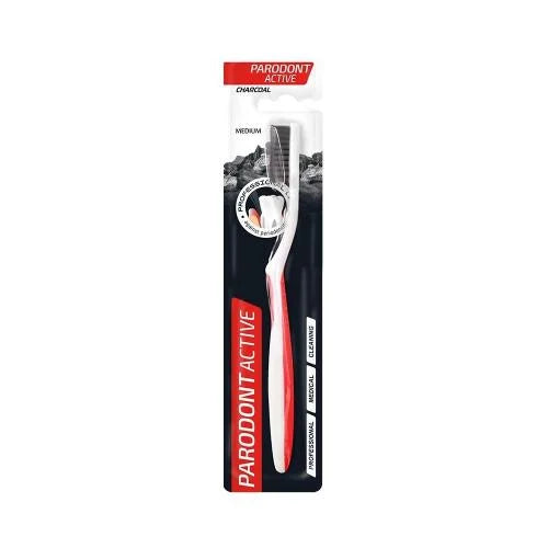 Parodont Active Toothbrush Charcoal Medium Bristles