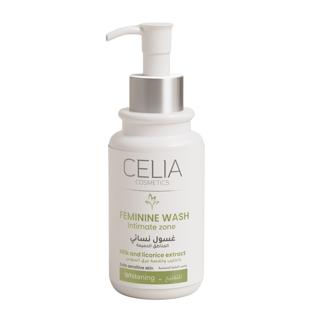 غسول نسائي سيليا بالحليب ومستخلص عرق السوس 180 مل