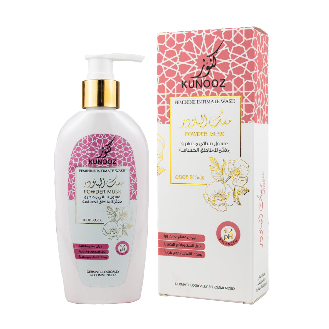 KUNOOZE Feminine Wash 200ml - Powder Musk