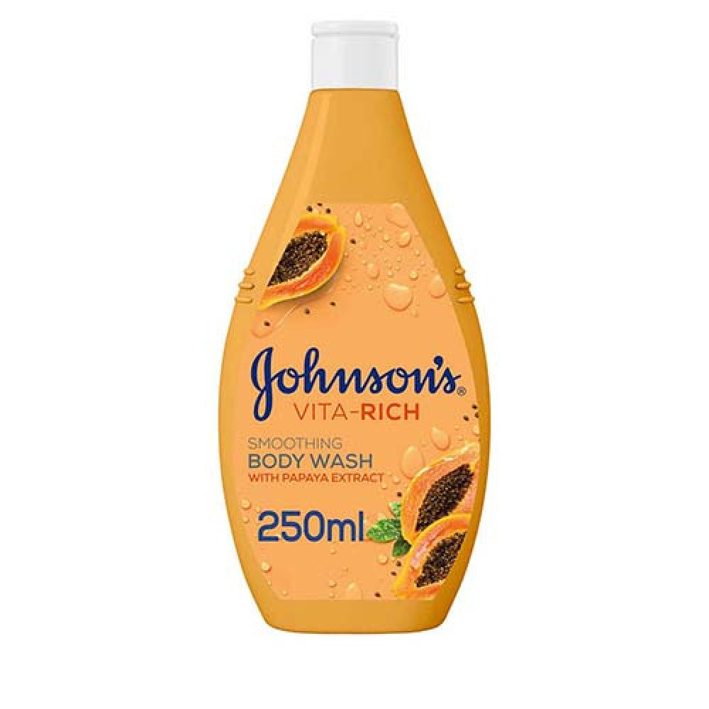 Johnsons Vita-Rich Smoothing Papaya Extrac Body Wash 250Ml