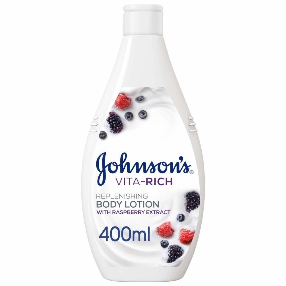 Johnsons Vita-Rich With Raspberry Extrac Body Lotion 400Ml