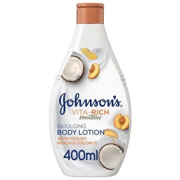 Johnson Vita- Rich Body Lotion With Yoghurt & Peach & Coconut 400 Ml