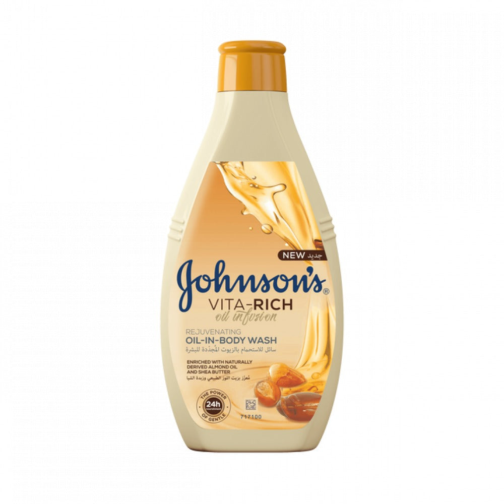 Johnsons Vita-Rich Almond Oil& Shea Butter Body Wash 250Ml