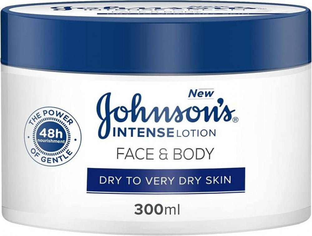 JOHNSONS INTENSE FACE&BODY CREAM 300ML