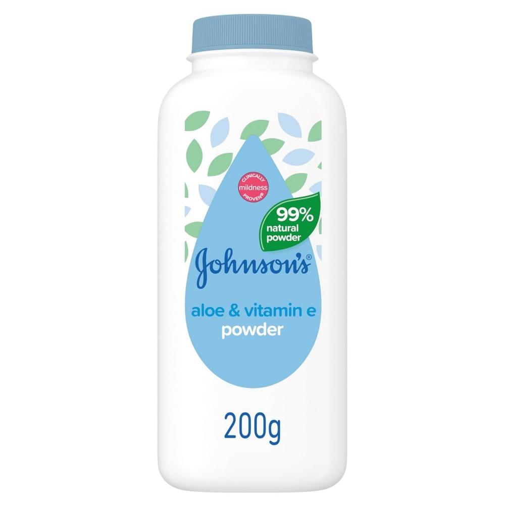 JOHNSONS POWDER ALOE & VITAMI E 200G -31933