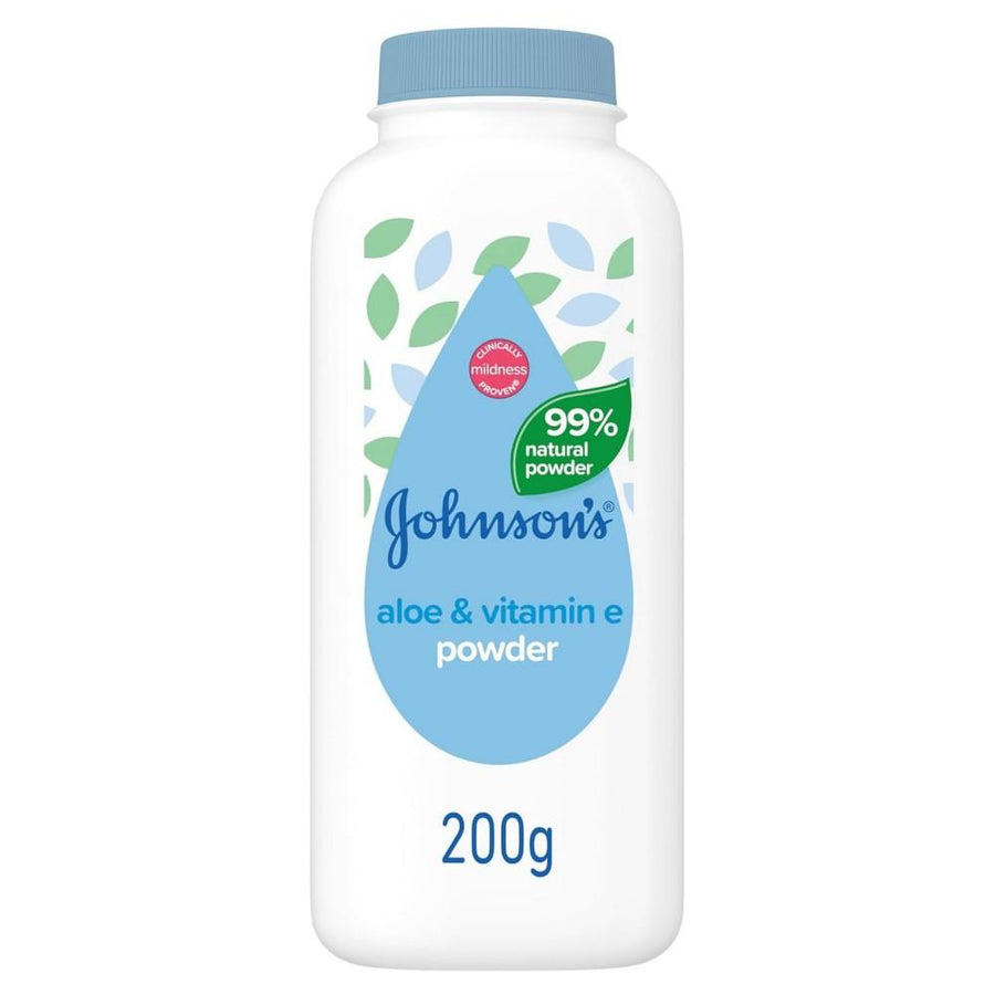 JOHNSONS POWDER ALOE & VITAMI E 200G -31933
