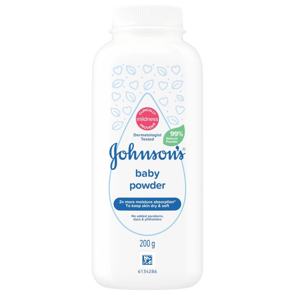 JOHNSONS POWDER REG NATURAL99% 200G -31934