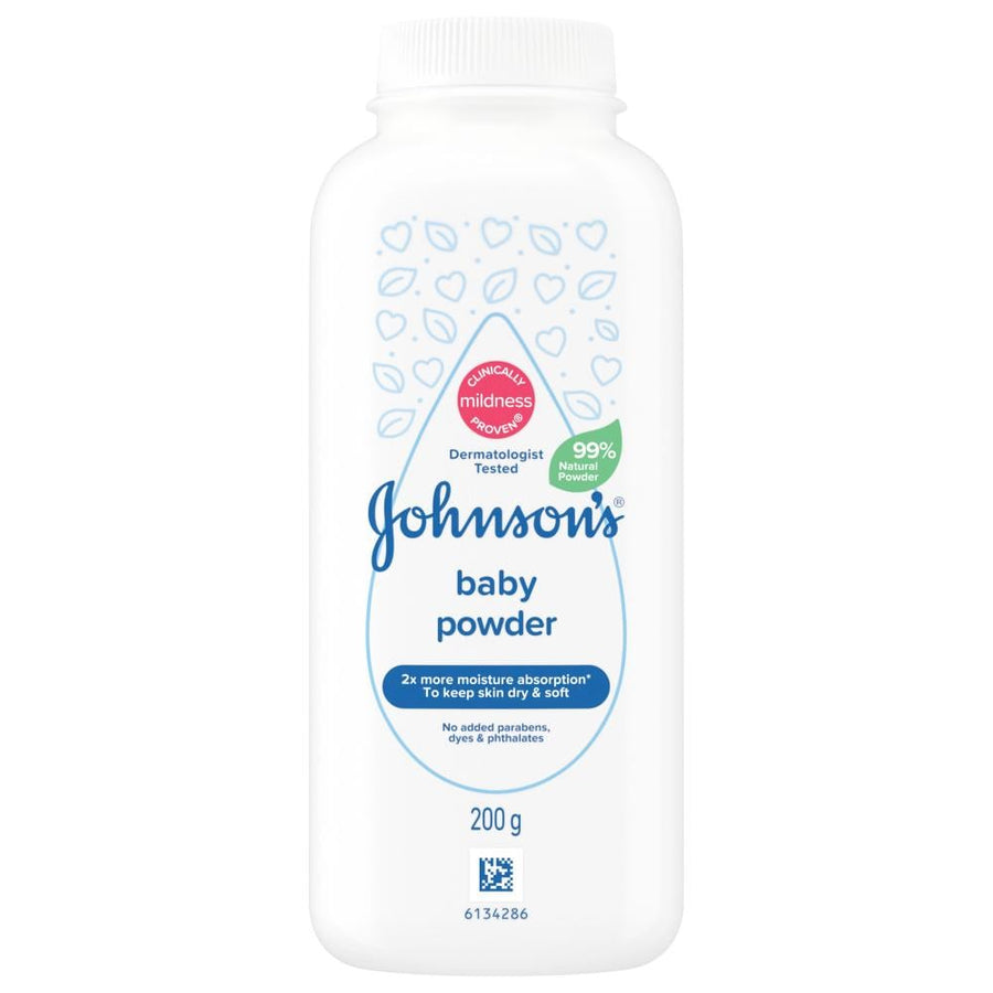 JOHNSONS POWDER REG NATURAL99% 200G -31934