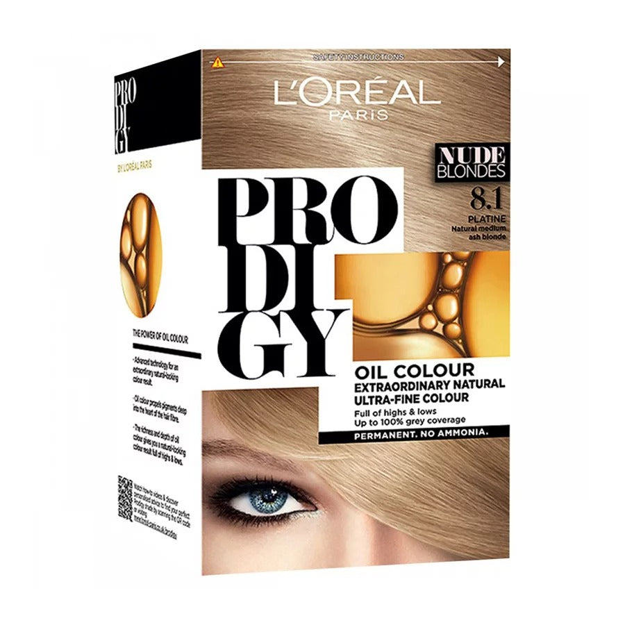 Loreal Prodigy Hair Color Light Ash Blonde 8.1 No Ammonia