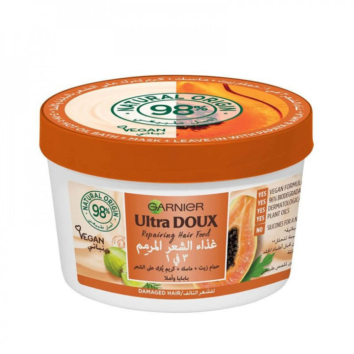 Garnier Ultra Doux Damage Hair Papaya Hair Food 390 Ml