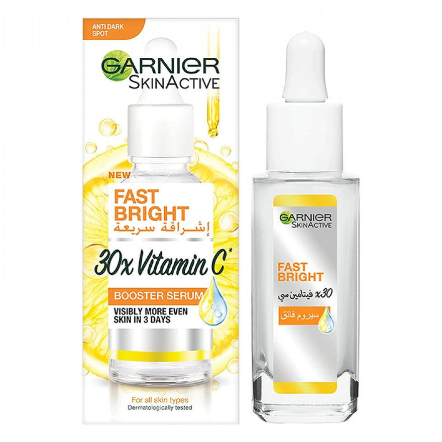 GARNIER SKIN ACTIVE (V C) FAST BRIGT SERUM 30ML