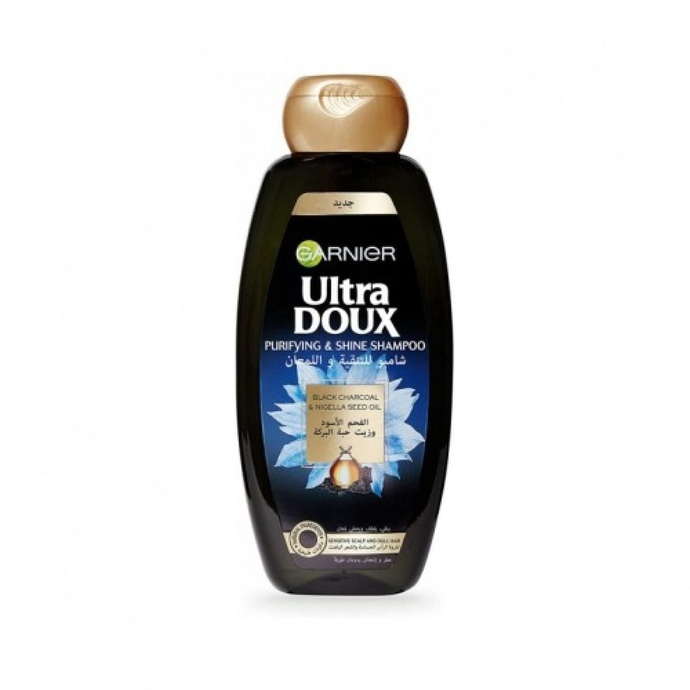 Garnier Ultra Doux Black Charcoal Nigella Se Shampoo 400Ml