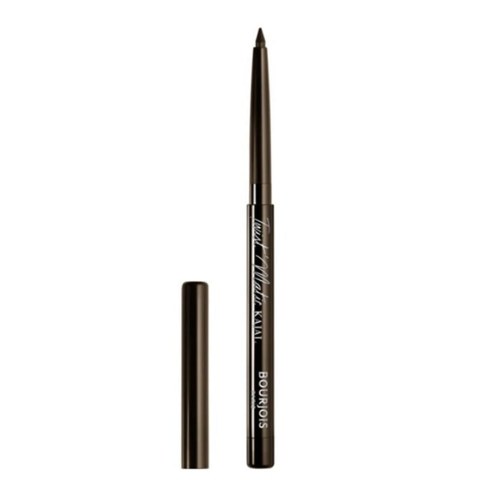BOURJOIS TWIST MATT KAJAL KOJL EYE PENCIL 02 BROWN W'OUD