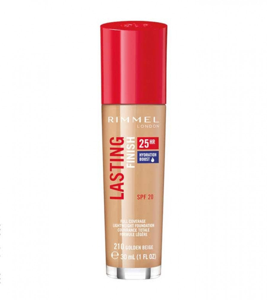 RMMEL LONDON LASTING FINSH SPF 20 210 GOLDEN BEIGE FOUNDATION 30 ML