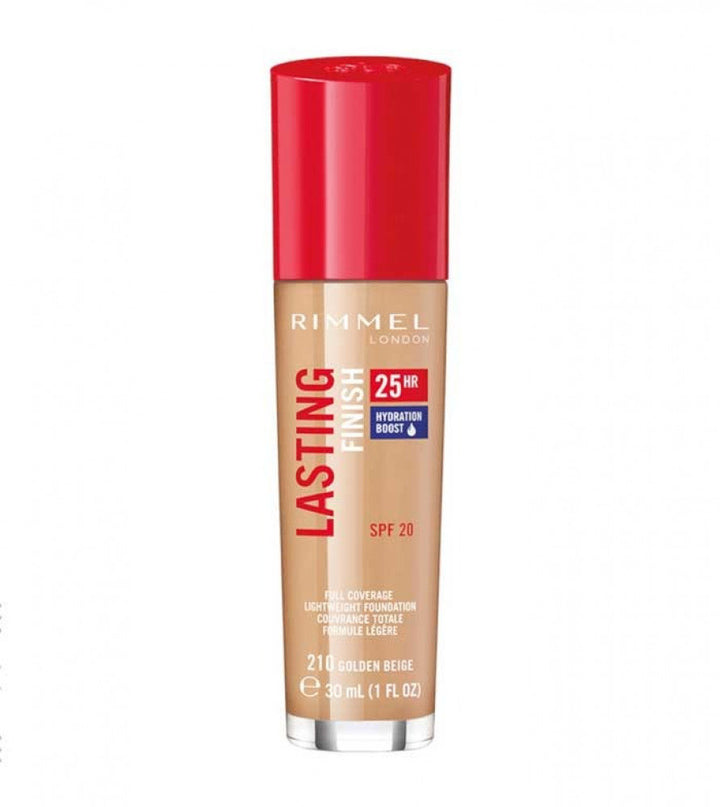 RMMEL LONDON LASTING FINSH SPF 20 210 GOLDEN BEIGE FOUNDATION 30 ML