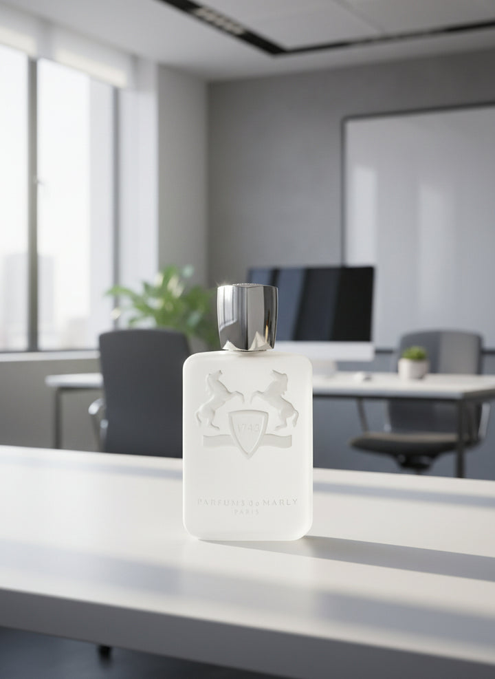 “Parfums de Marly Galloway Eau de Parfum 125ml – fresh spicy unisex niche fragrance with citrus, pepper, iris, and musk notes”