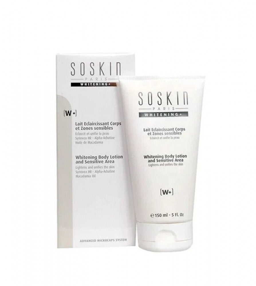 SOSKIN WHITENING BODY AND SENSITIVE AREA LOTION 150ML