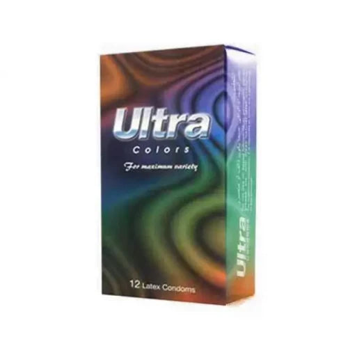 Ultra Condoms 12 Pcs Colors For Maximum Variety Latex