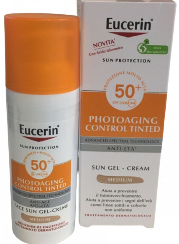 EUCERIN SUN PROTECTION 50+ CREMA ROSTRO CC 50 ML
