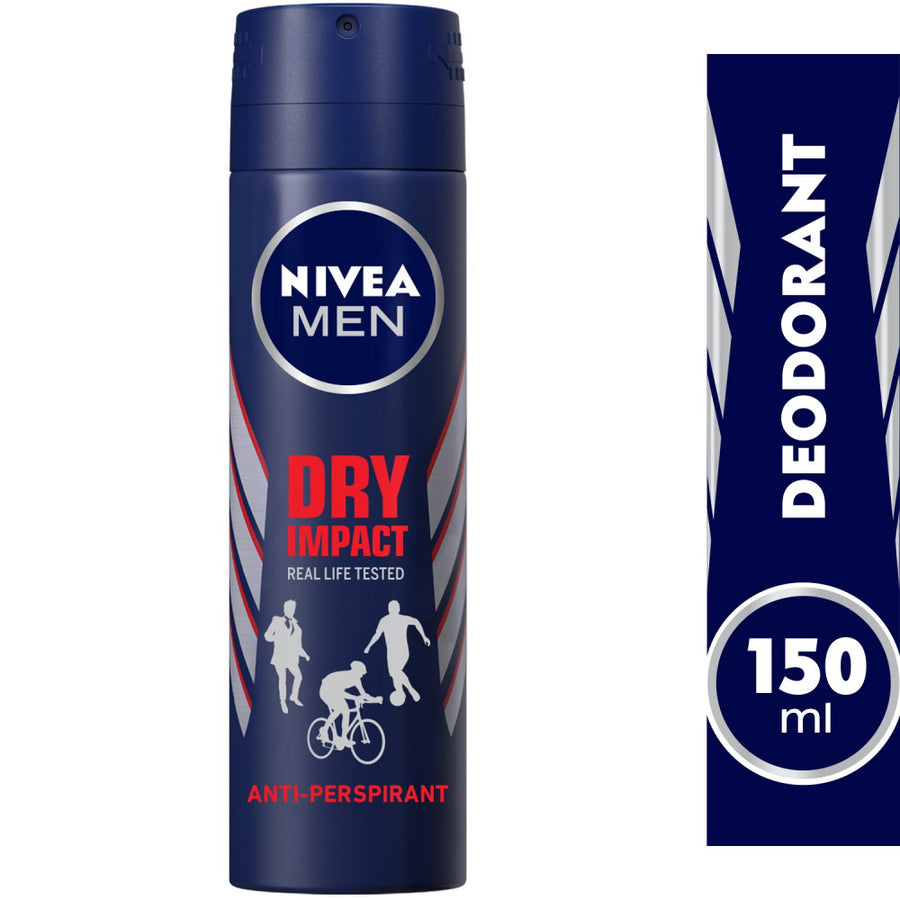 Nivea Deodorant Spray 150Ml Men Dry Impact Dedorant