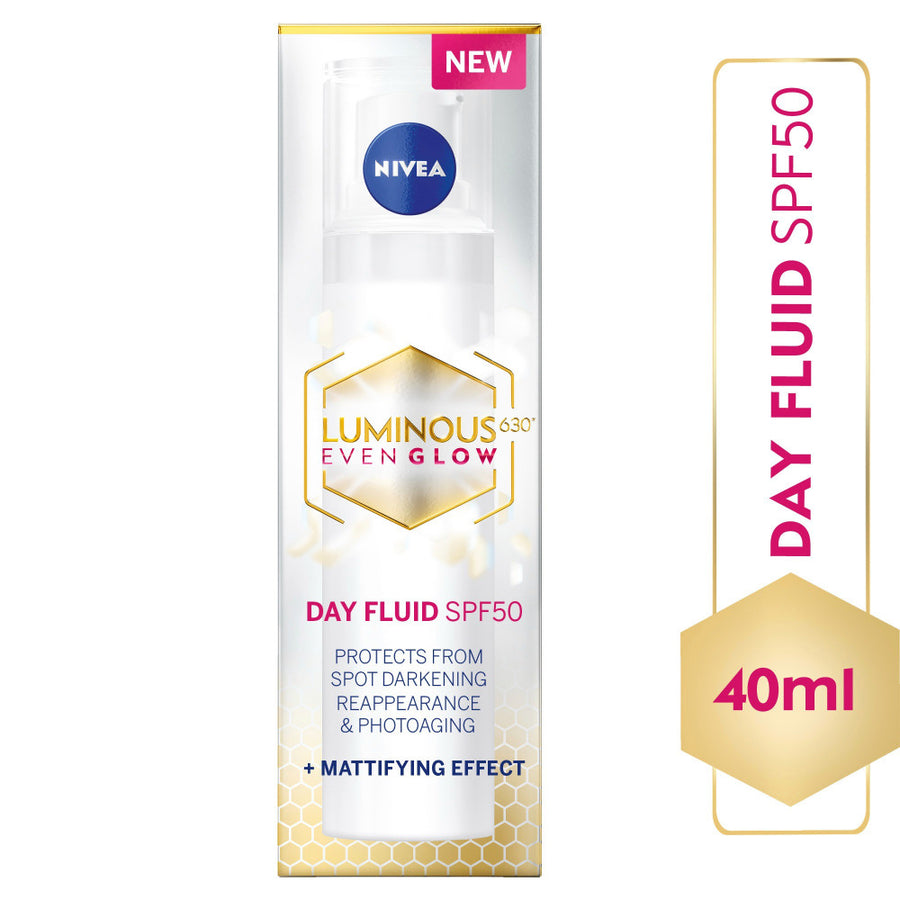 Nivea Luminous Even Glow Day Fluuid Spf50 Cream 40Ml