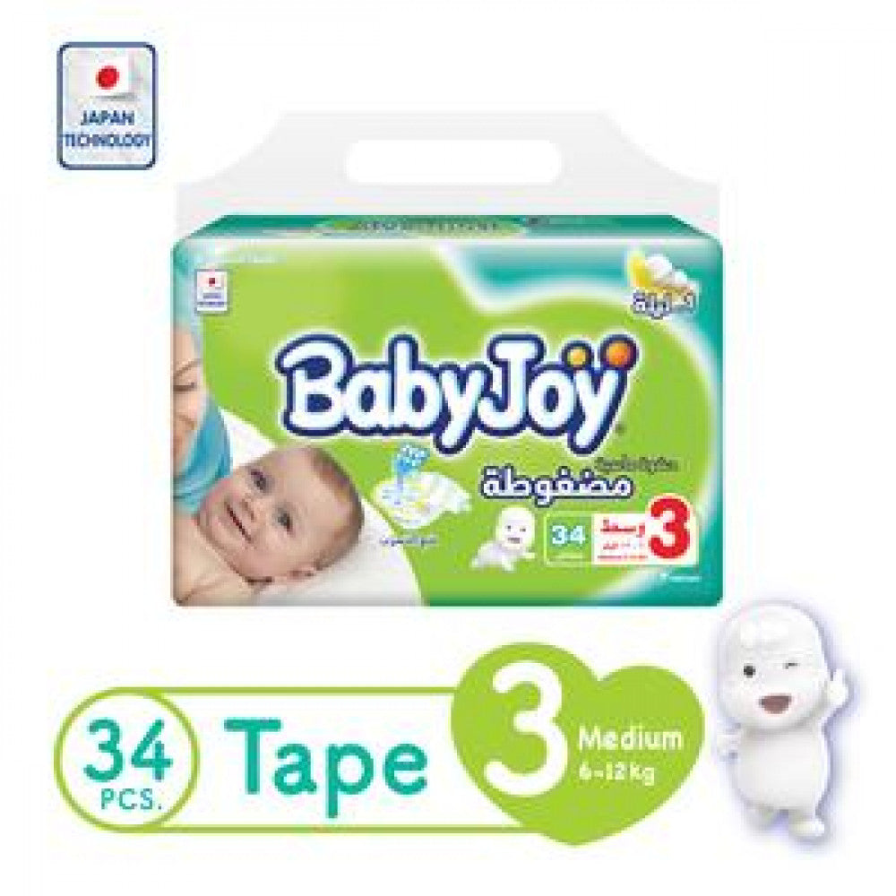 Baby Joy Diapers No 3 Medium 4X34