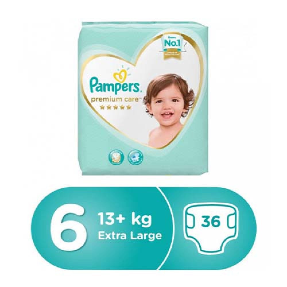 Pampers Diapers No 6 2*36 Pcs