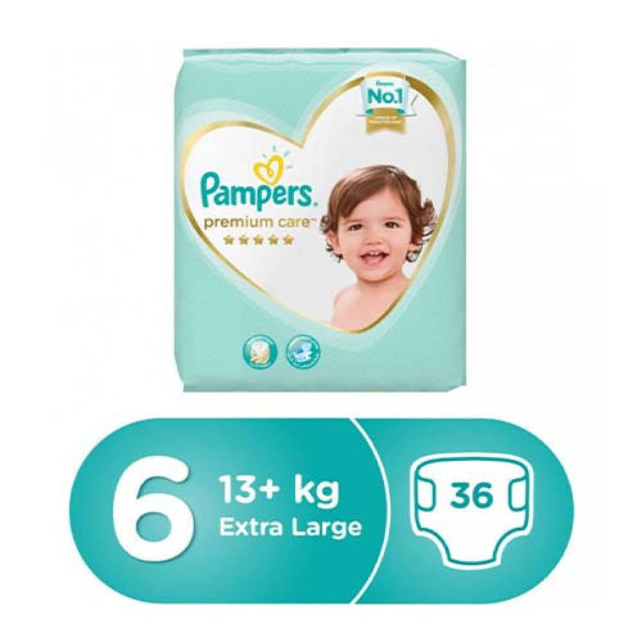 Pampers Diapers No 6 2*36 Pcs