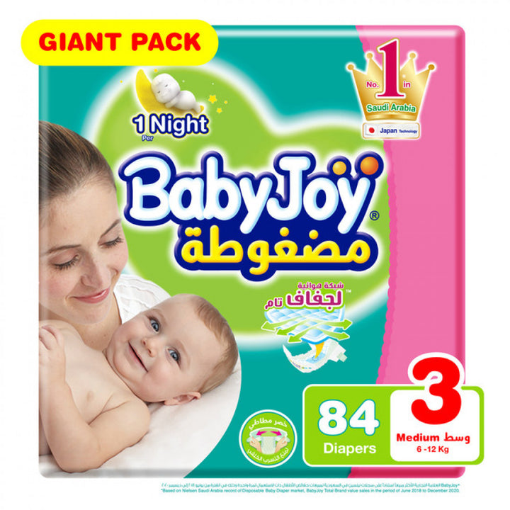 Baby Joy Diapers No3 3*84
