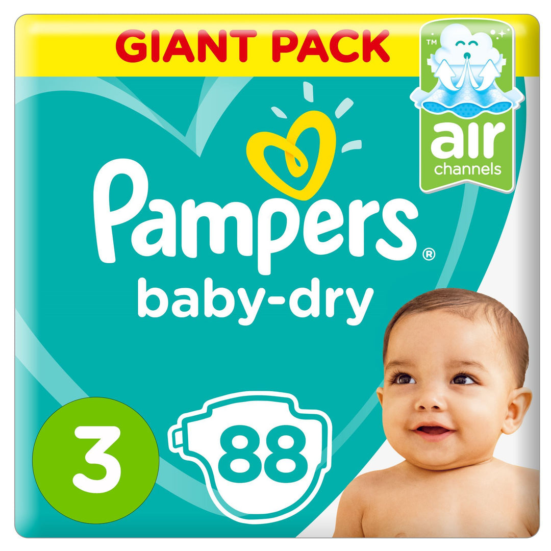Pampers Diapers (4-9) Medium 2X88