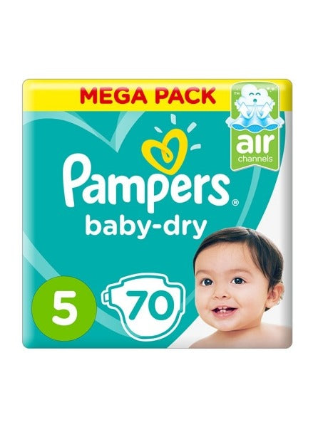 Pampers Diapers No 5+Mega 2*70