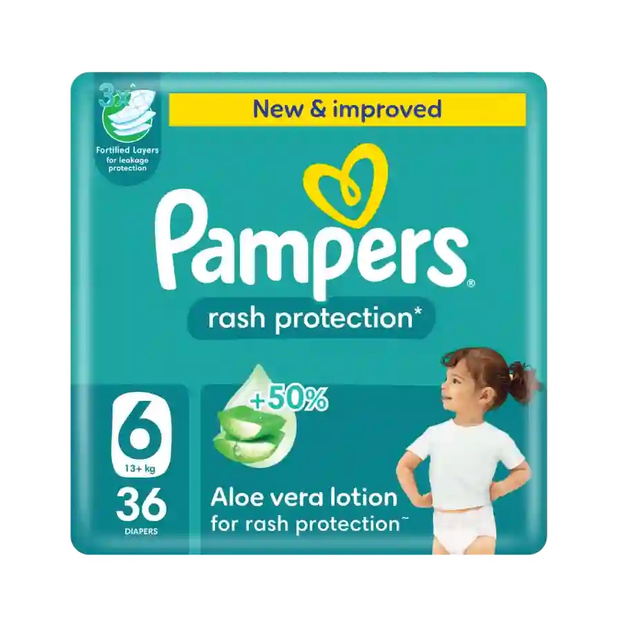 Pampers Diapers No 6 2*36 Pcs