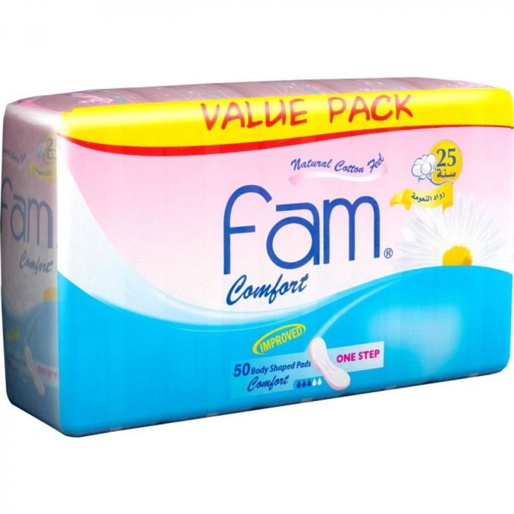 Fam Feminine Pads Comfort One Step