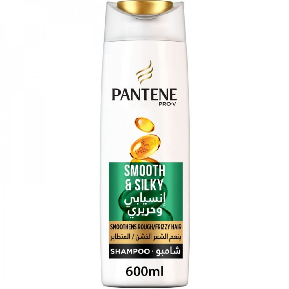 Pantene Shampoo for Smooth and Silky Hair 600 ml