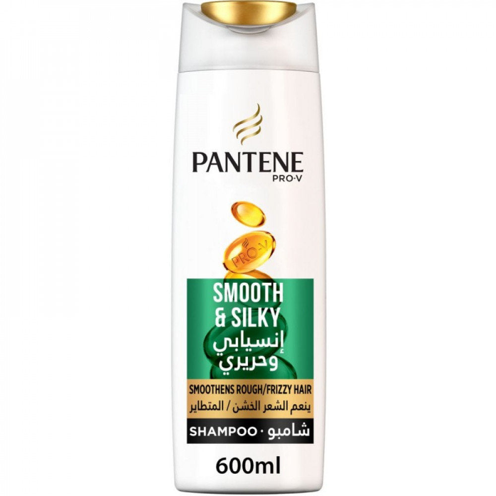 Pantene Shampoo for Smooth and Silky Hair 600 ml