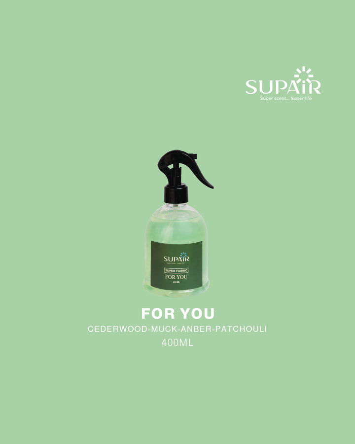معطر أقمشة سوباير سوبر فابريك فور يو برائحة البخور 400 مل