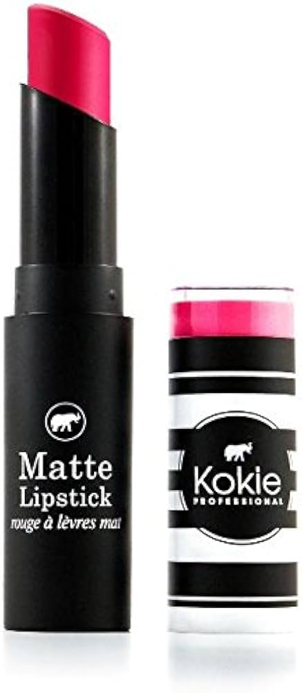 أحمر شفاه كوكي ماتيه وردي صادم Lm64