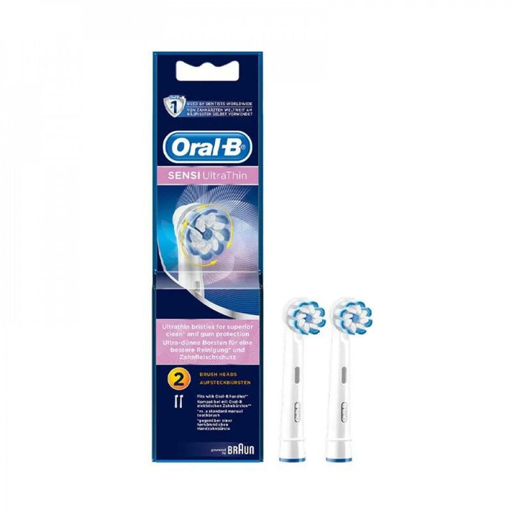 ORAL-B SENSI ULTRA THIN REPLACEMENT HEAD 2 PCS