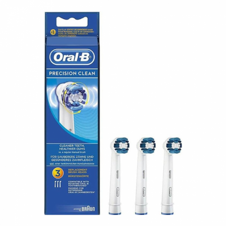 ORAL-B PRECISION CLEAN REPLACEMENT HEAD 3 PCS