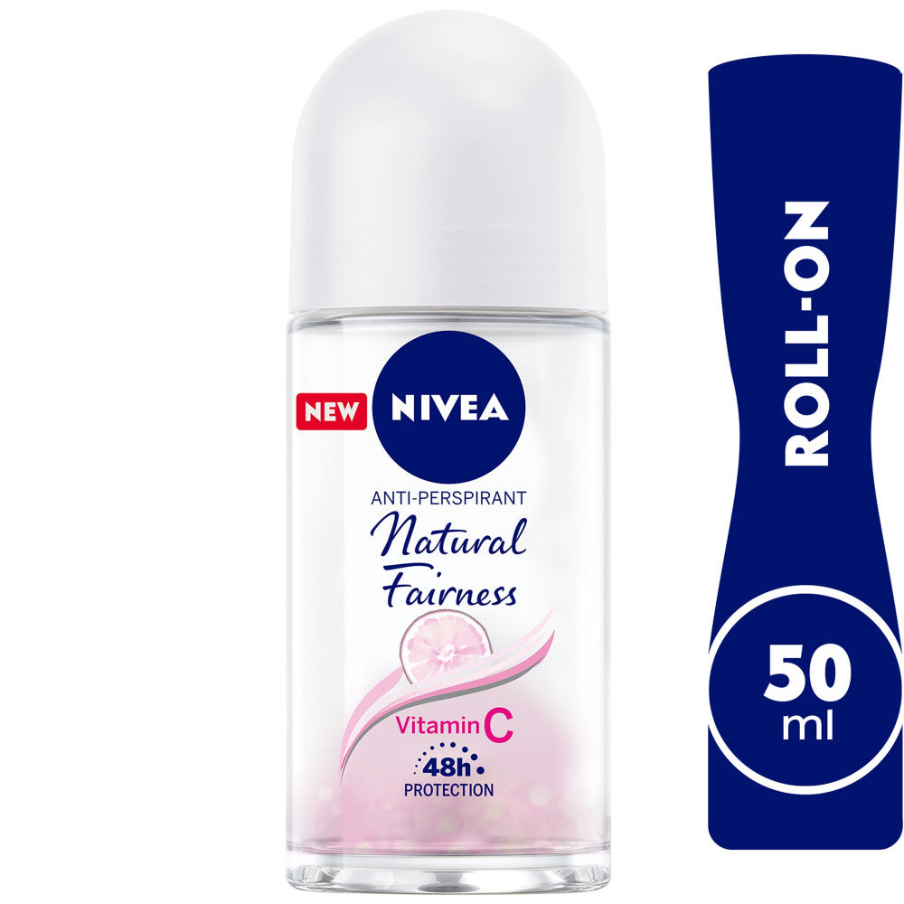 Nivea Anti Perspirant Natural Fairness Roll-On Deodorant 50Ml