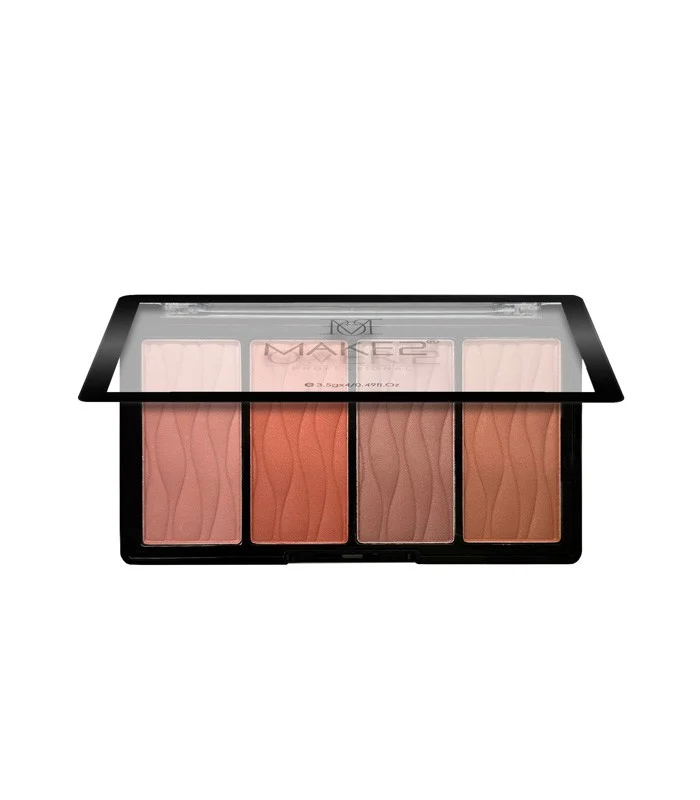 MAKE OVER 22 BLUSH PALETTE 4 COLOR WANDERLUST BLUSH-M4303