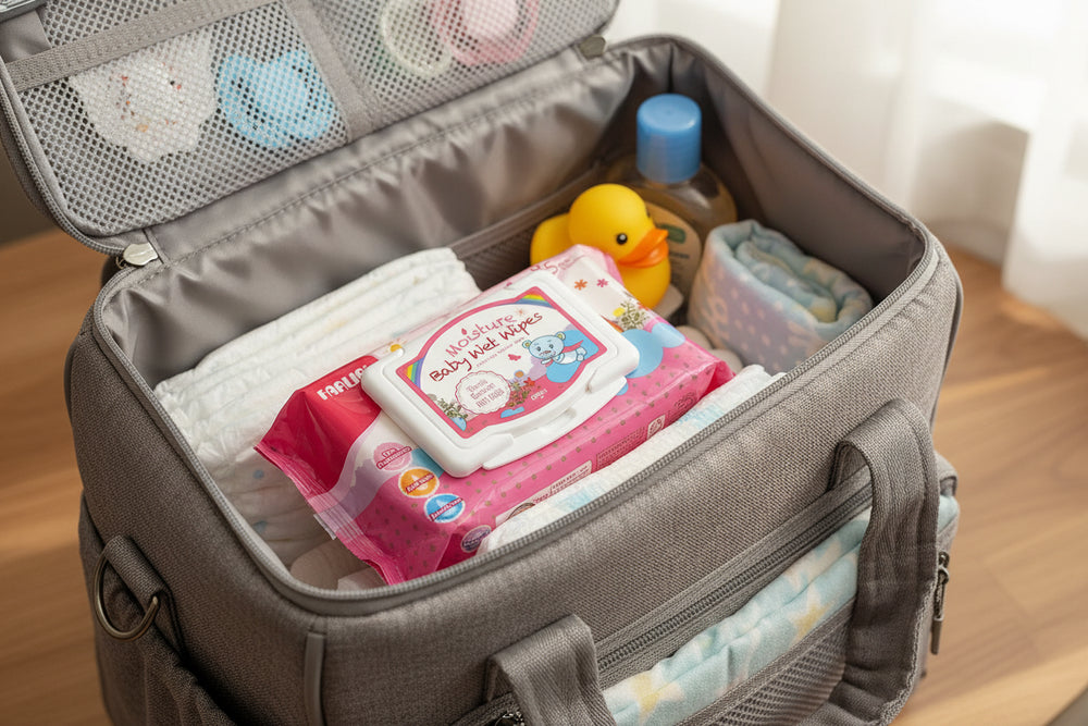 مناديل فارلين المبللة للأطفال، 85 منديل، عرض 1+1 مجاناً للعناية اللطيفة ببشرة طفلكِ، متوفرة لدى ملسا