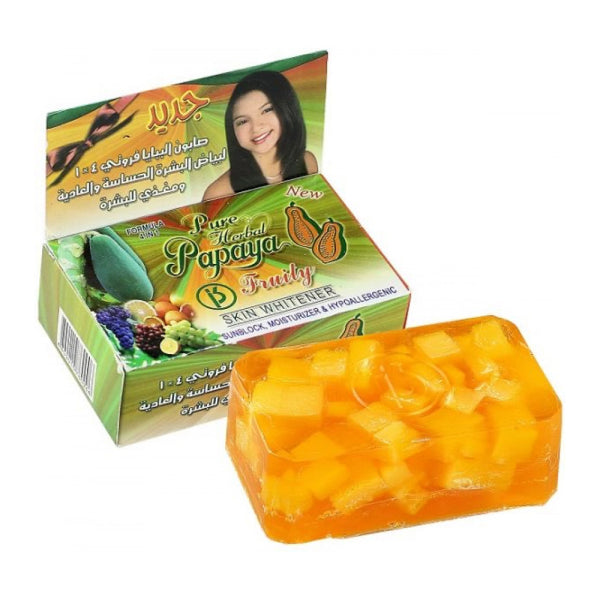 Pure Herbal Papaya Frutiy 1*4 Soap 135Gm