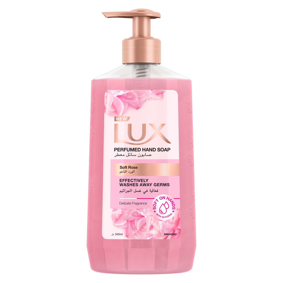 غسول اليدين لوكس سوفت روز ٥٠٠ مل