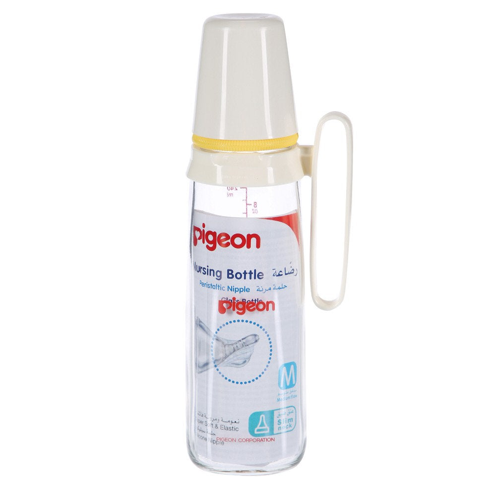 PIGEON GLASS BOTTLE K8 HANDLE 240 ML