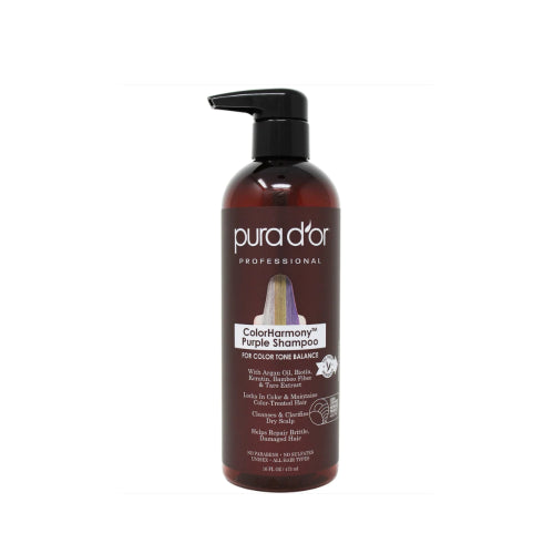 PURA DOR PROFESSIONAL COLOR HARMONY PURPLE SHAMPOO 473 ML