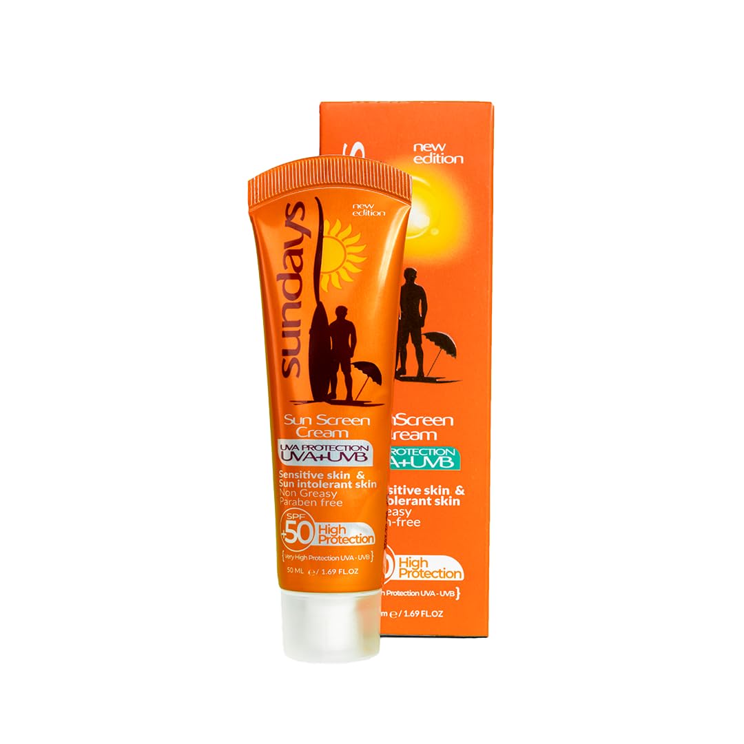 Sundays sunscreen cream 50g for daily sun protection and healthy skin available at MALSA